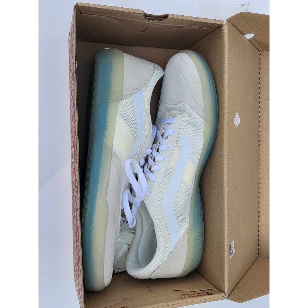 Vans Ave Pro Marshmallow White Ultimate Waffle Mens Size 13 VN0A4BT7QJM Sneaker